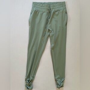 Gymshark Pants Womens Small Green Whitney Simmons Ruched Joggers Activewear